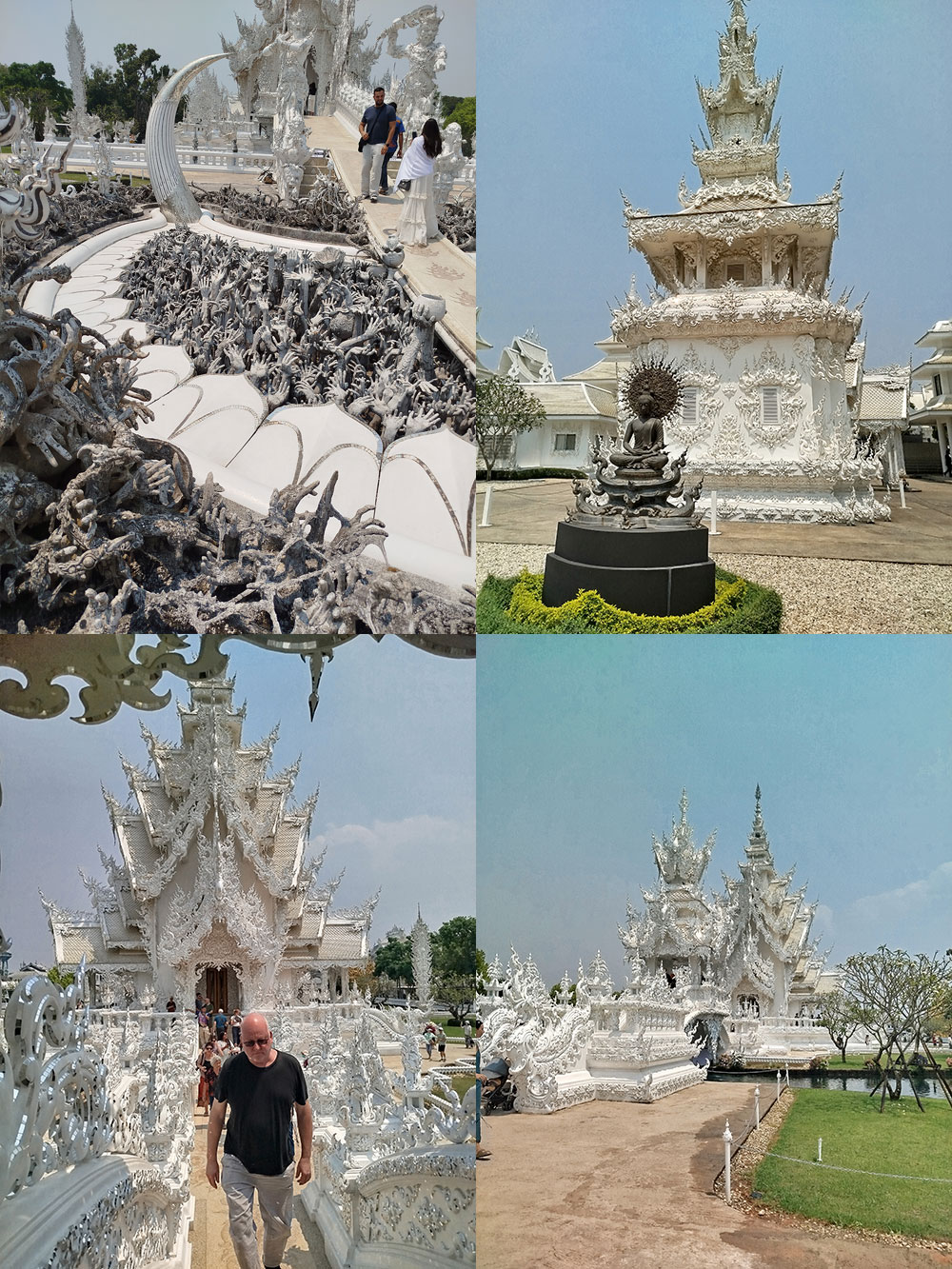 معبد مدرن Wat Rong Khun در تایلند